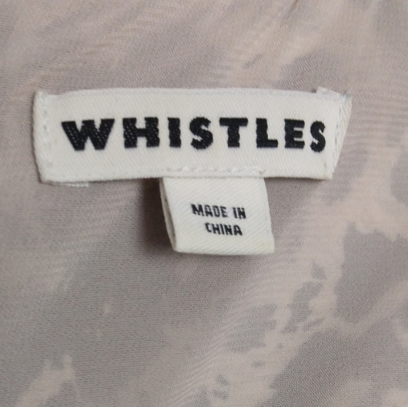 WHISTLES CHEETA PRINT SILK DRESS - Picture 4 of 5